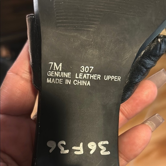 Preview International Black Strappy Heels - Picture 5 of 5